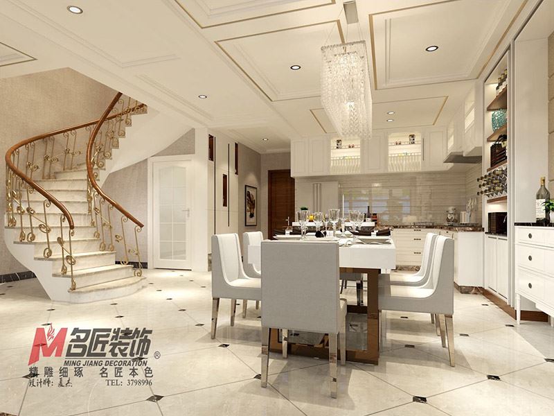 自貢市遠(yuǎn)達(dá)·南湖領(lǐng)御歐式風(fēng)格別墅裝修案例