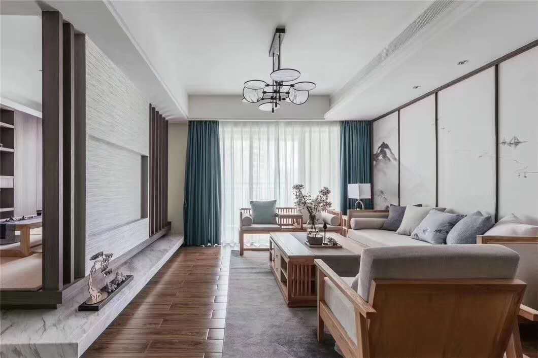 佛山市保利閱江臺(tái)現(xiàn)代簡約風(fēng)格三居室裝修案例