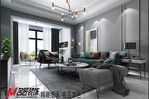 梧州市寶石園現(xiàn)代簡(jiǎn)約風(fēng)格三居室裝修案例